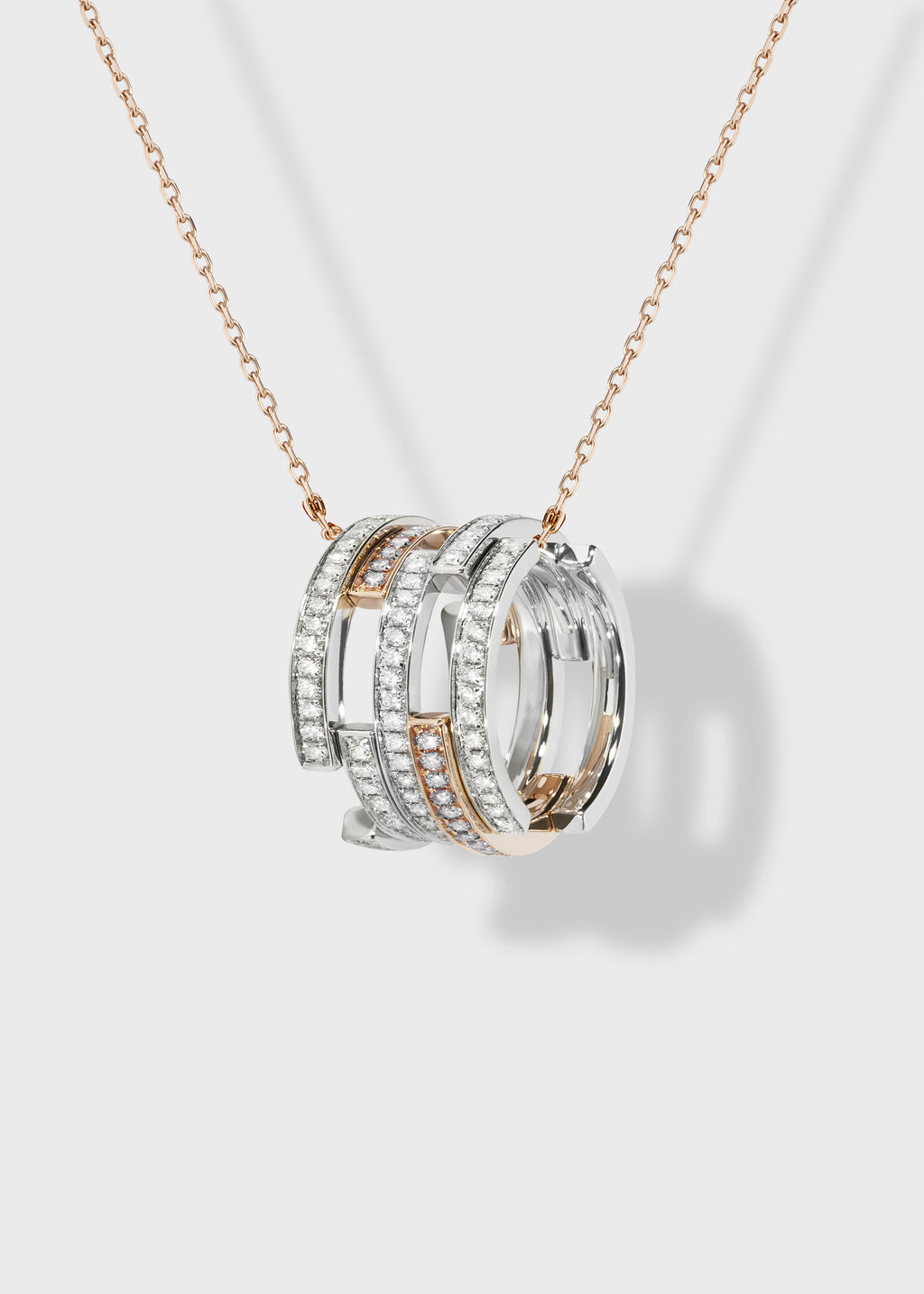 Volume pendant Yellow Gold