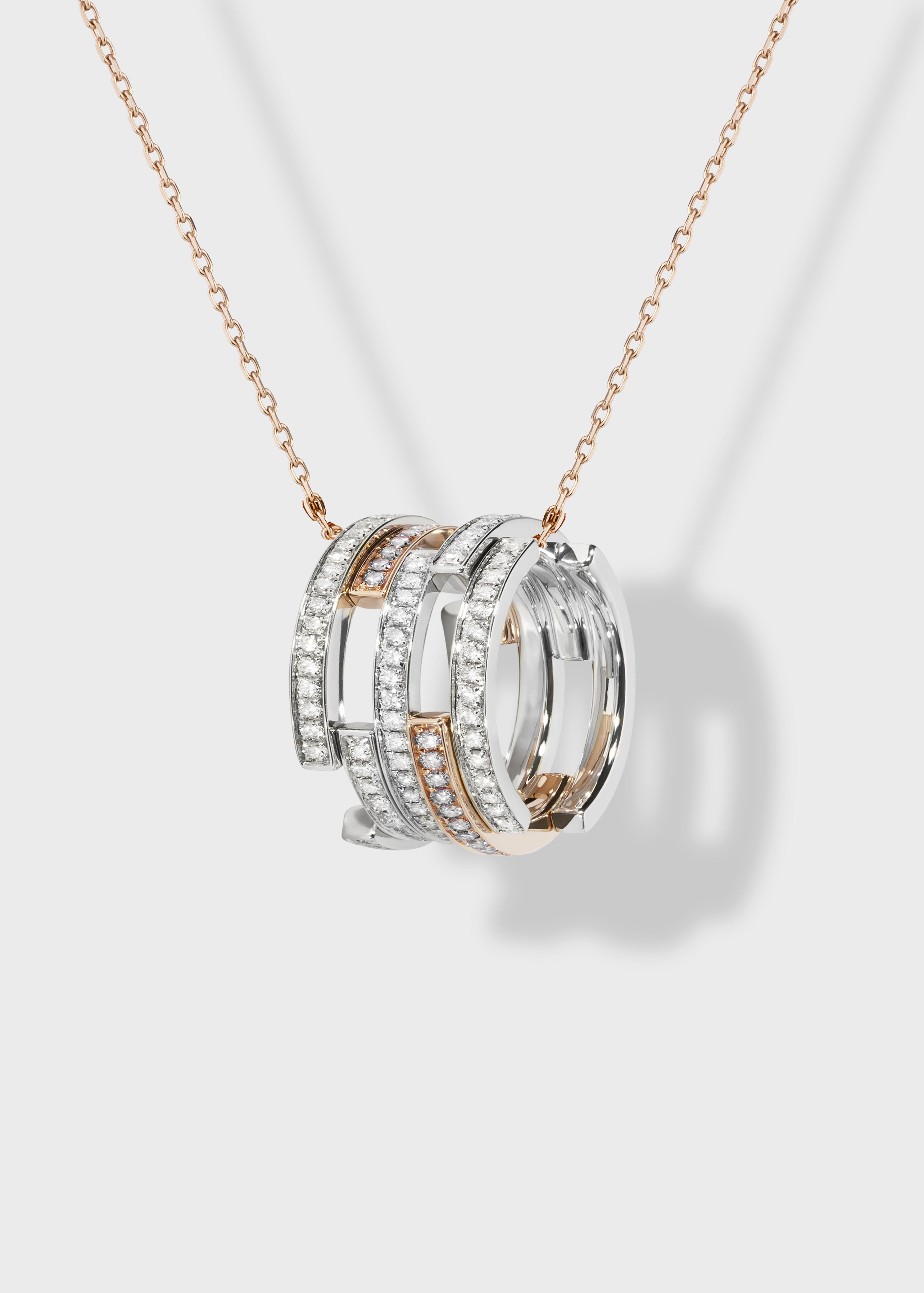 Volume pendant Yellow Gold