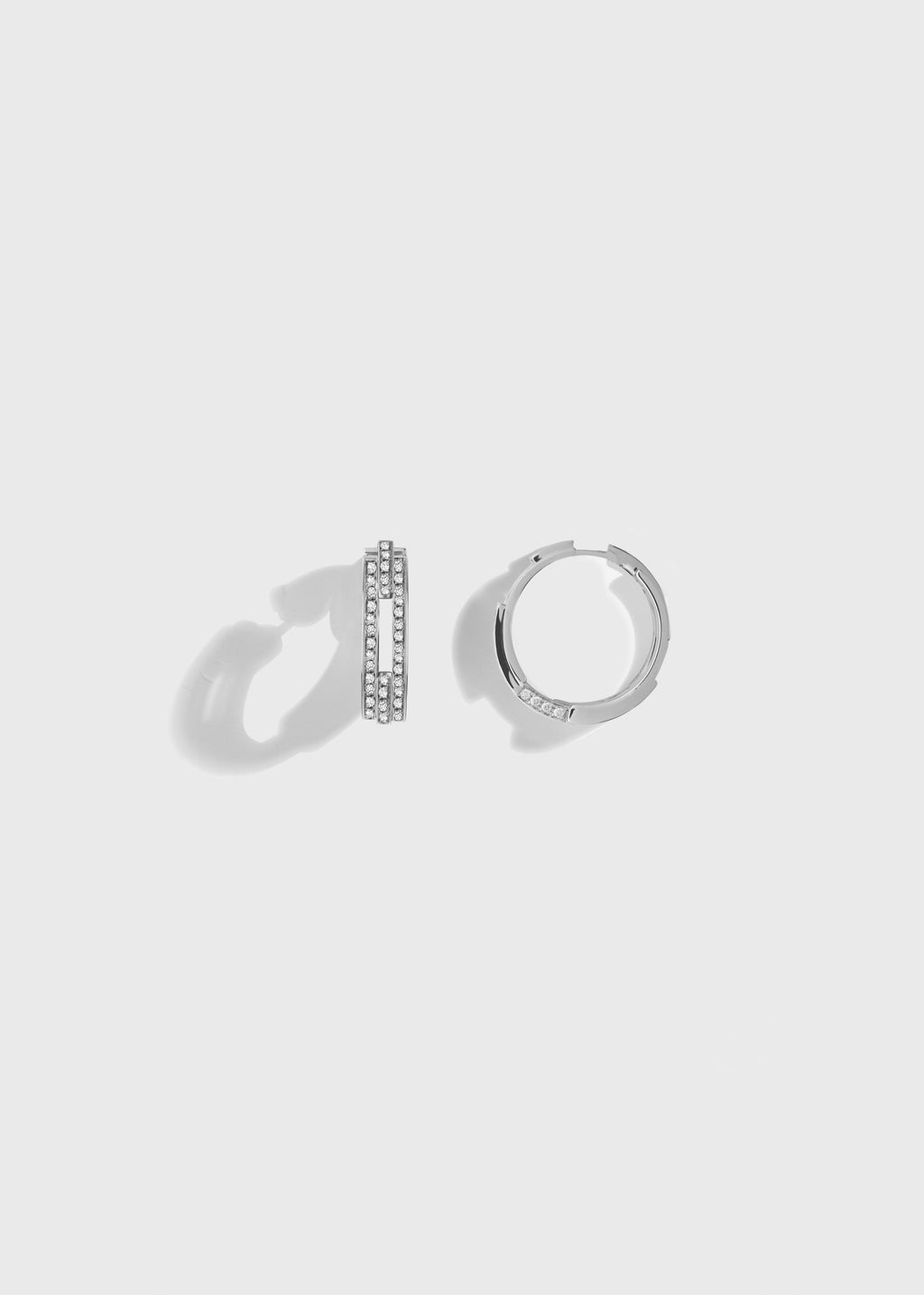 Volume earrings White Gold
