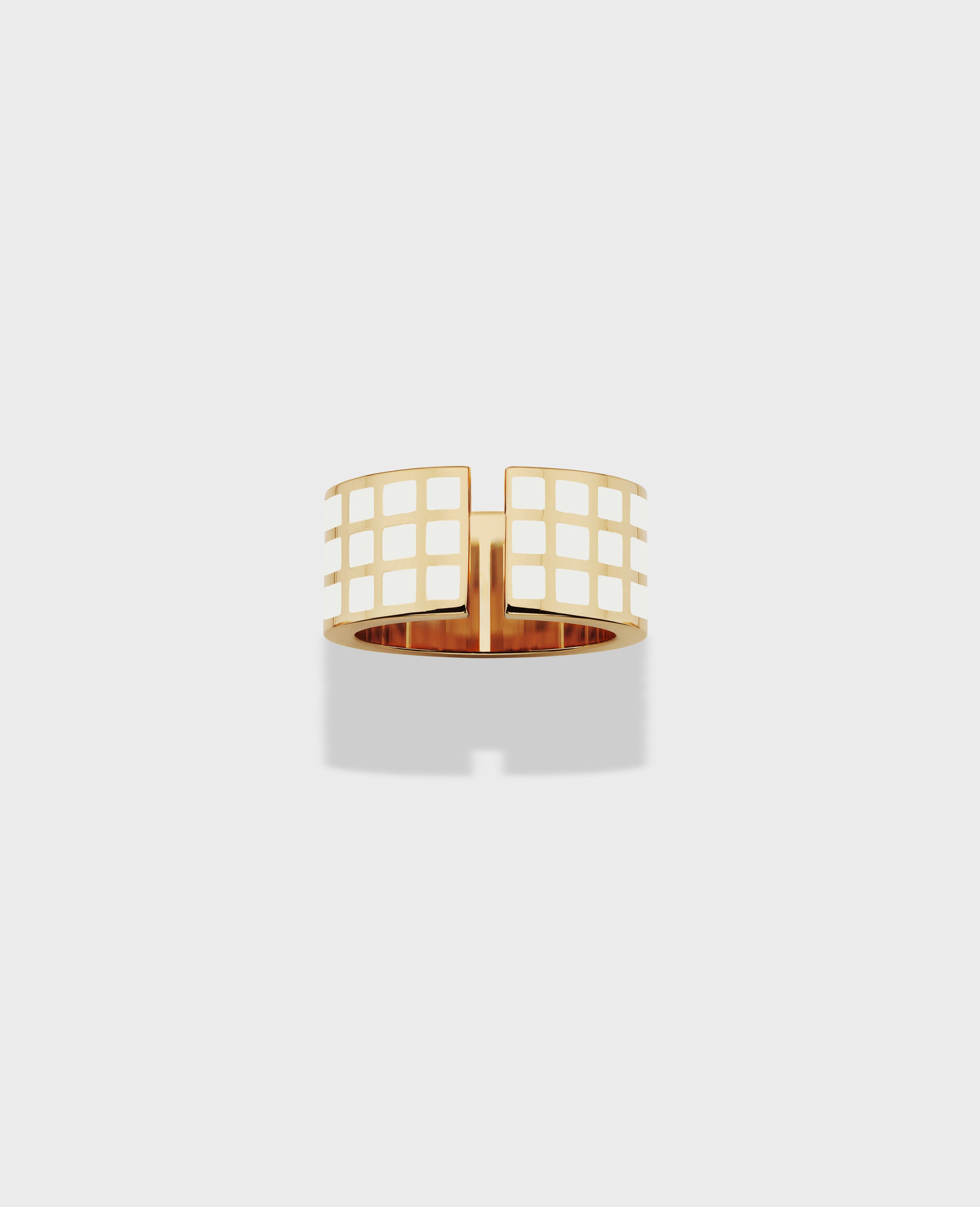 Monument ring medium Yellow Gold