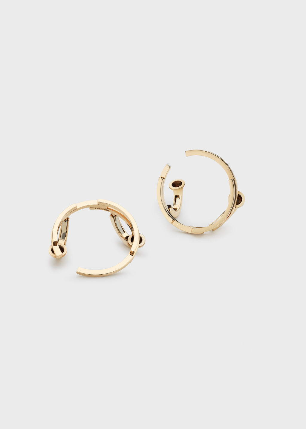 Volume earrings Yellow Gold