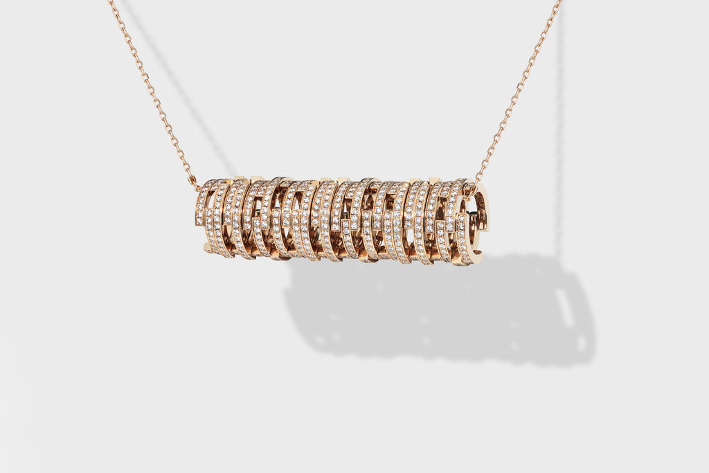 Volume pendant Rose Gold