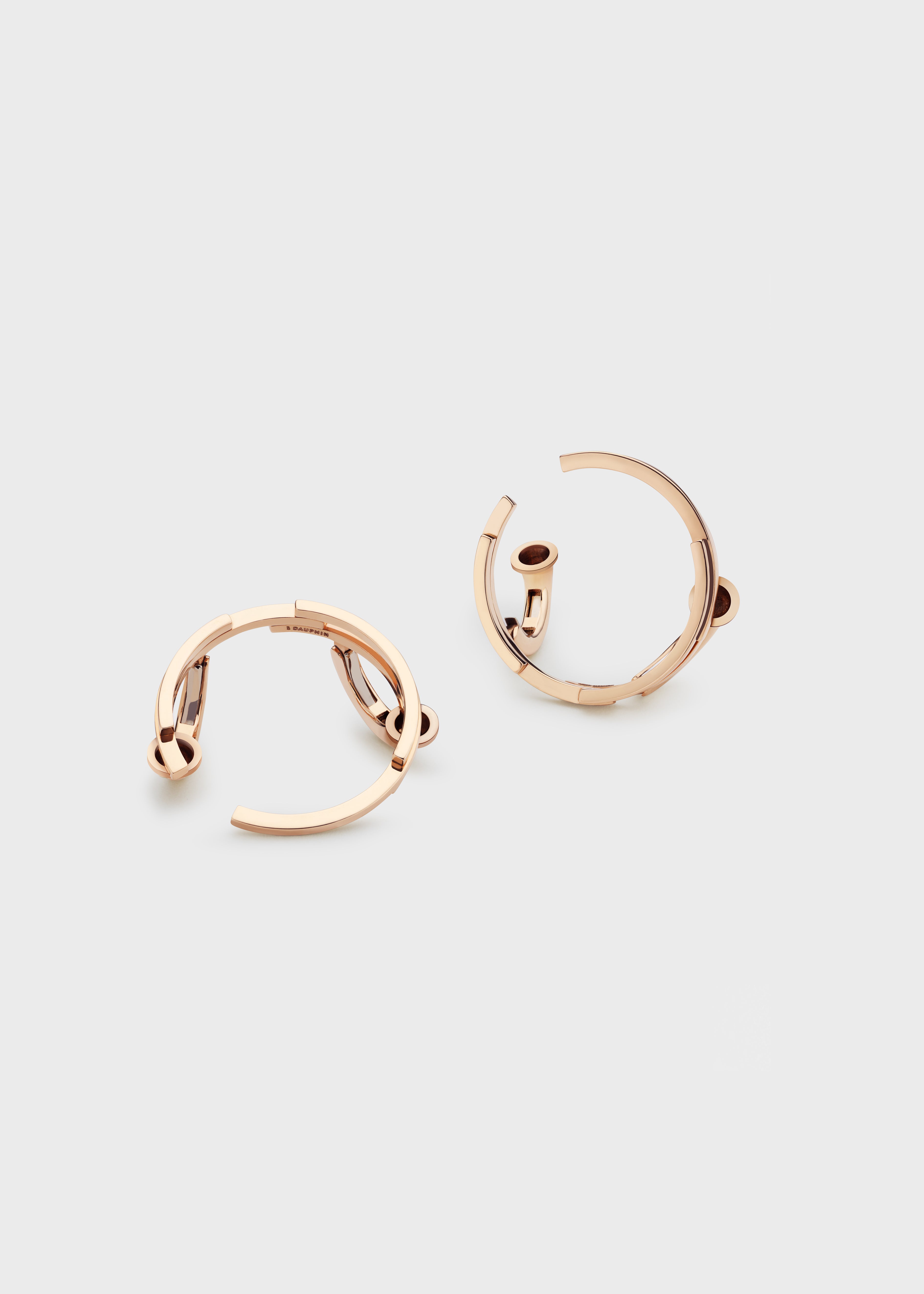 Volume earrings Rose Gold