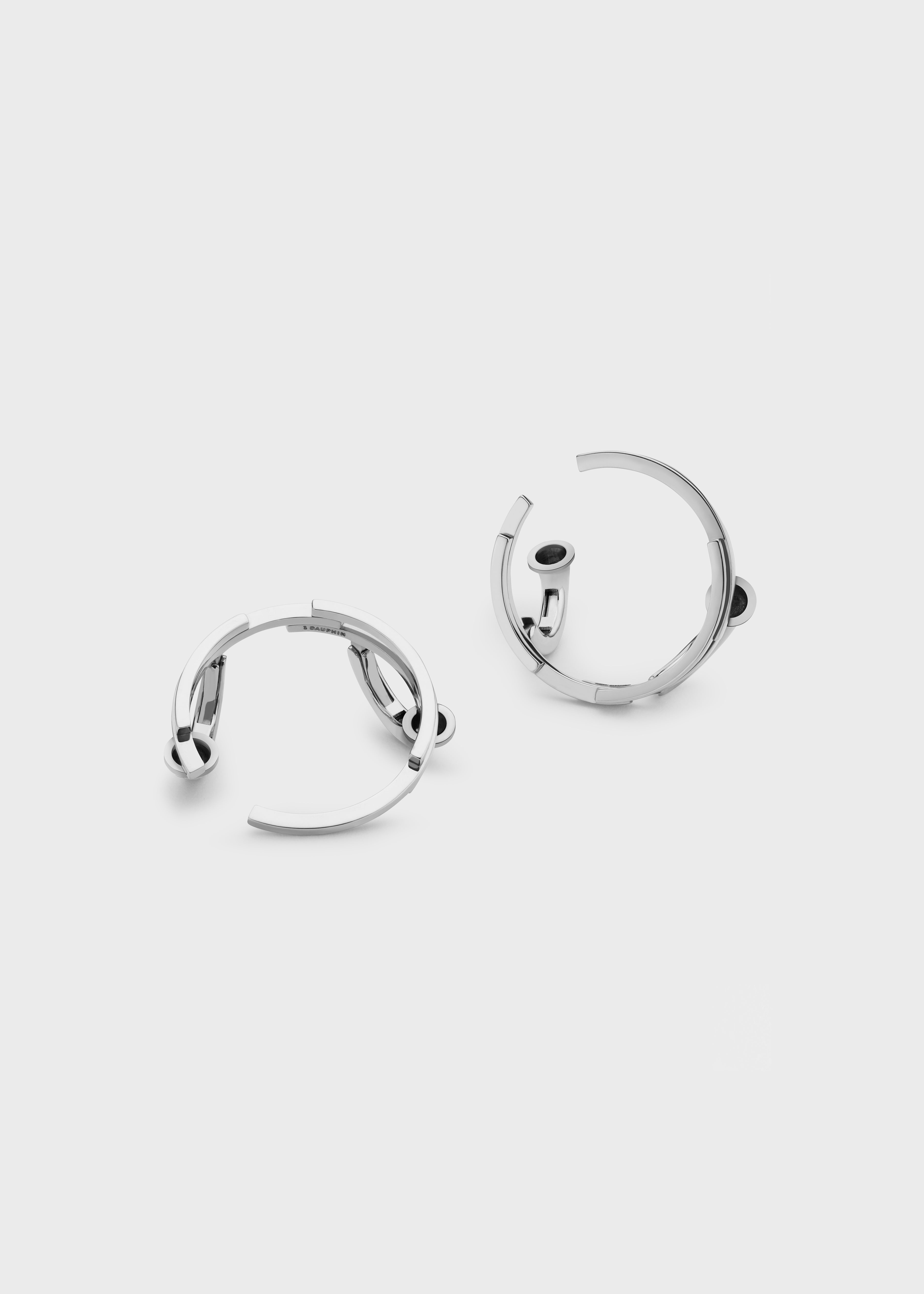 Volume earrings White Gold