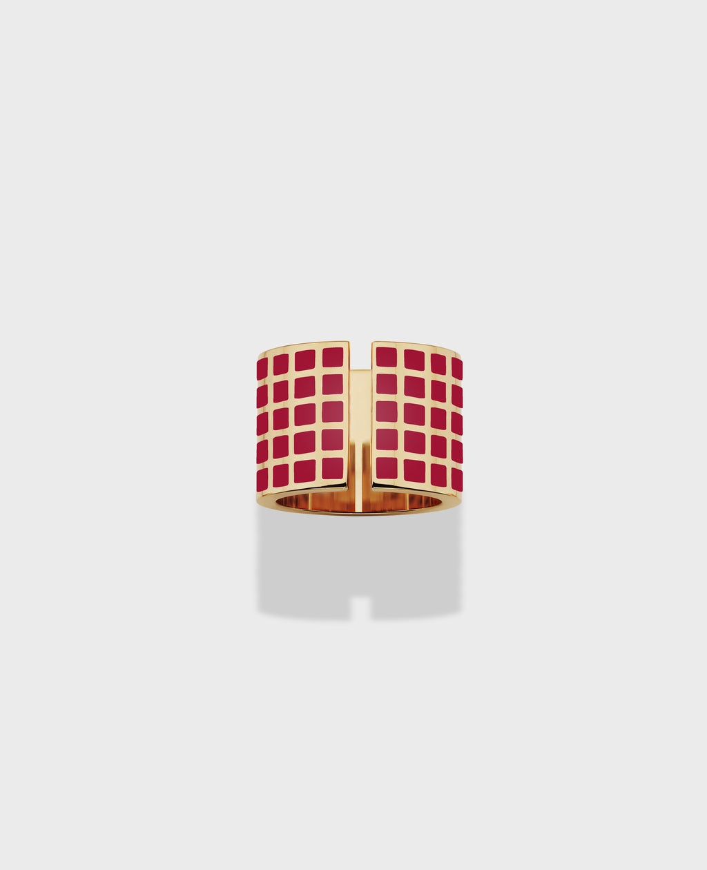 Monument ring large Red