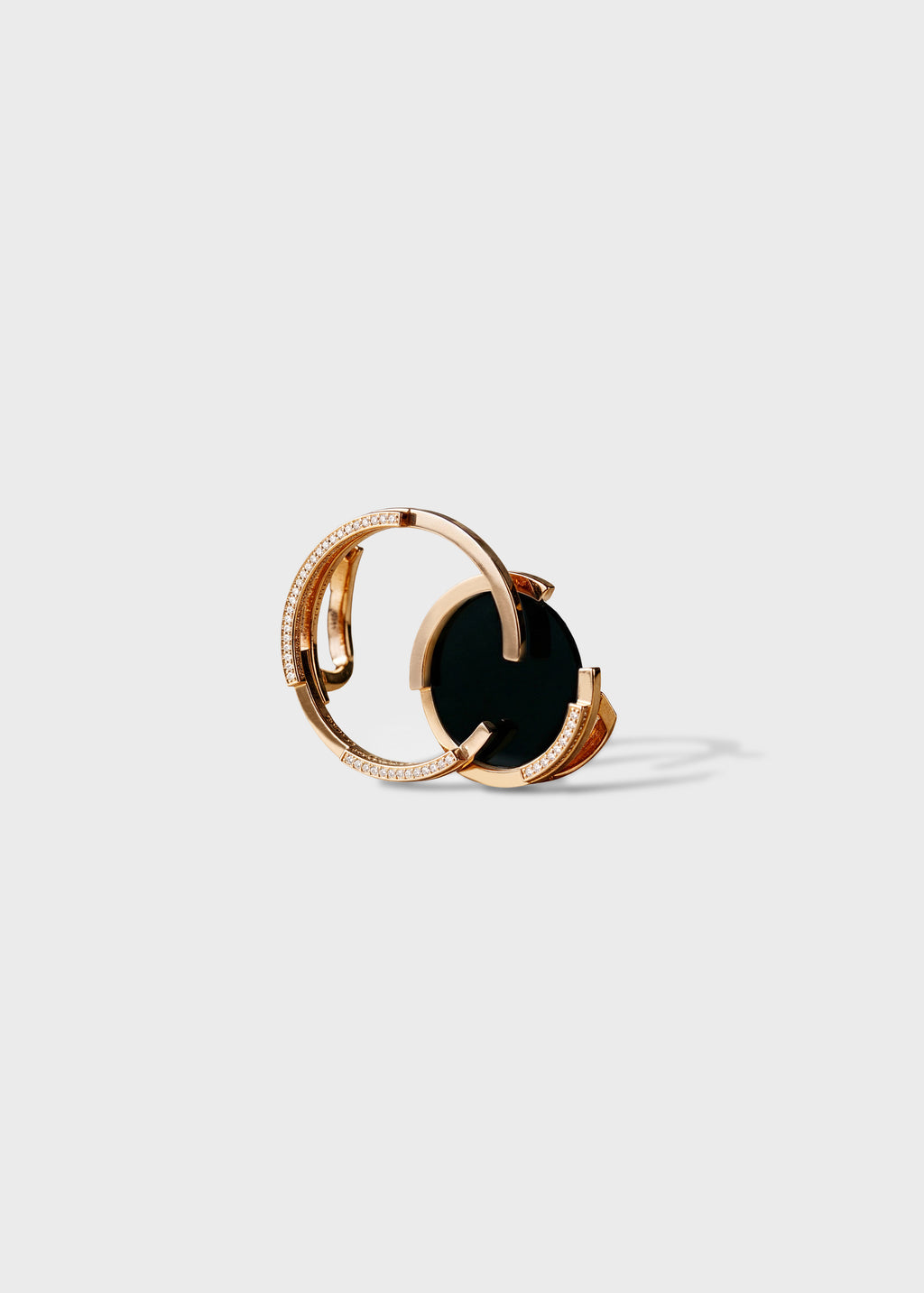 Volume earrings Yellow Gold