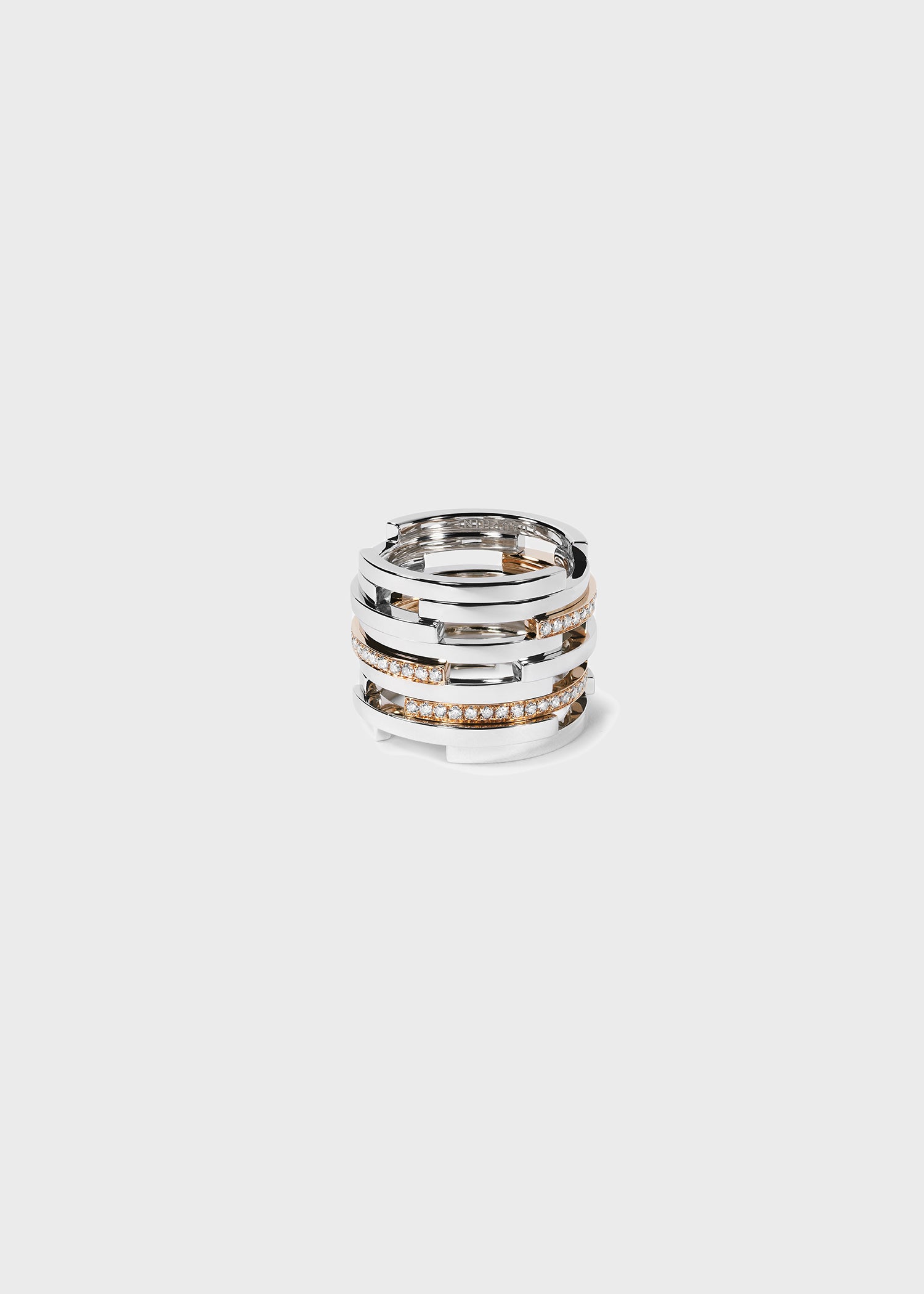 Volume ring Yellow Gold