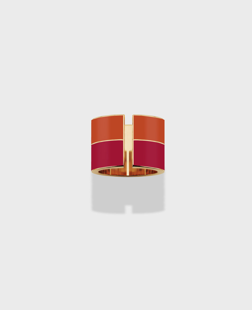 Monument ring large Red