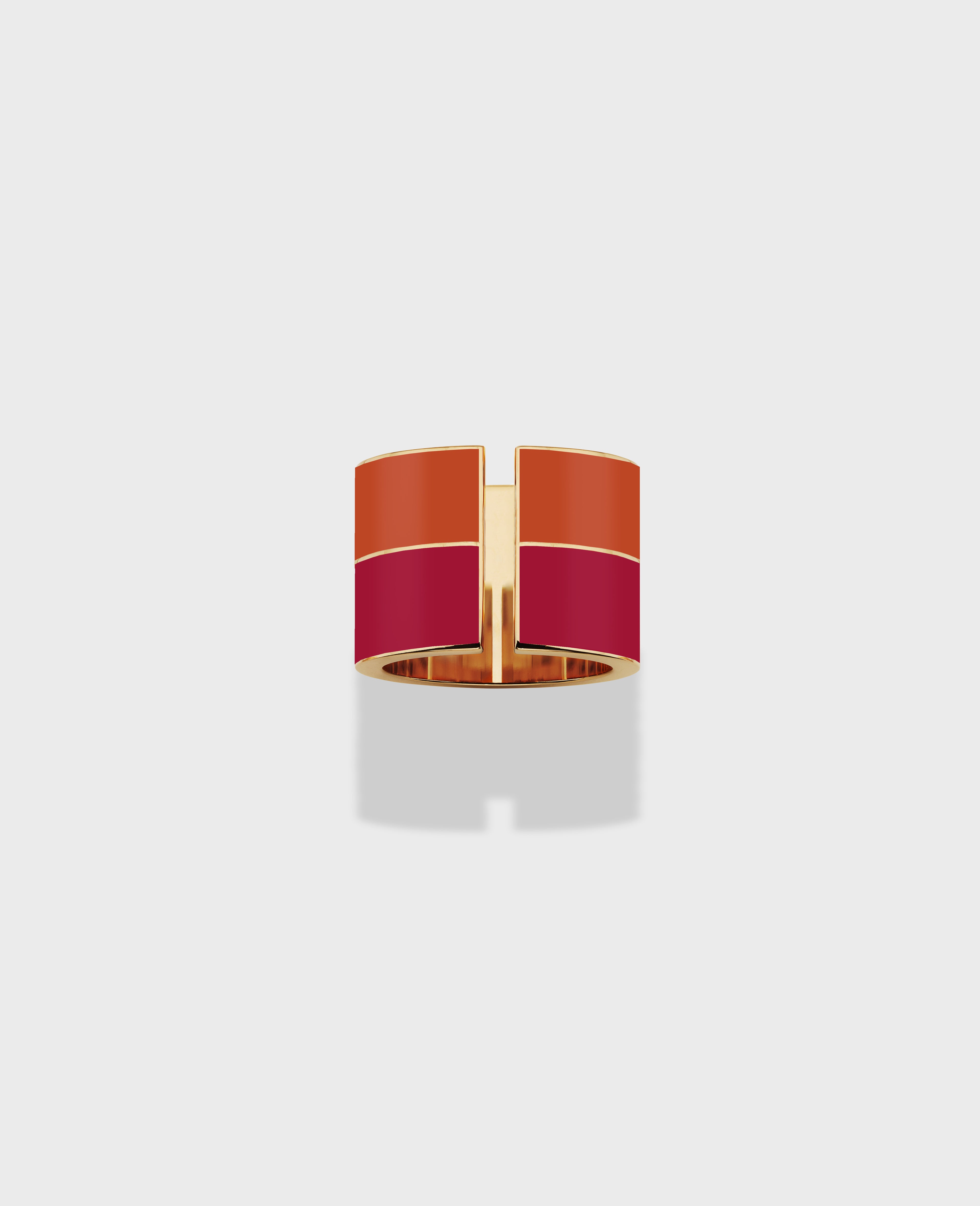 Monument ring large Red