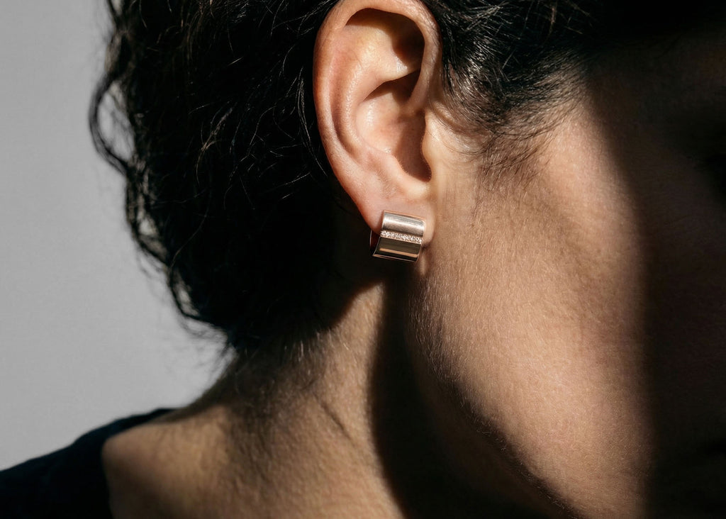 Monument pair of earrings large