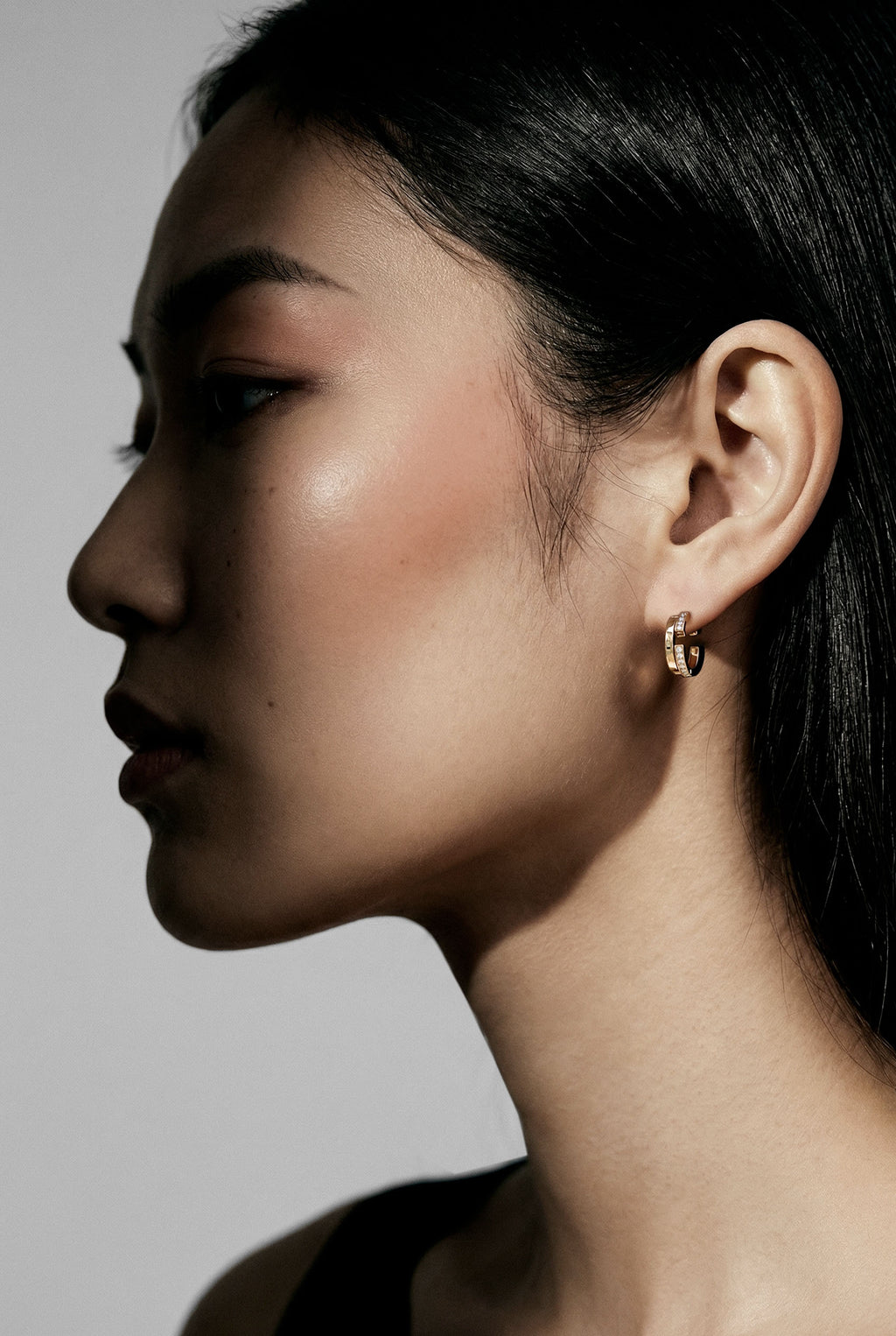 Volume earrings Small 2 rows