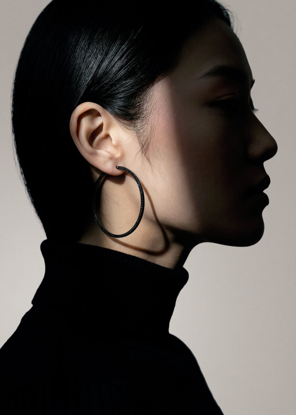 'C' pair of hoops large