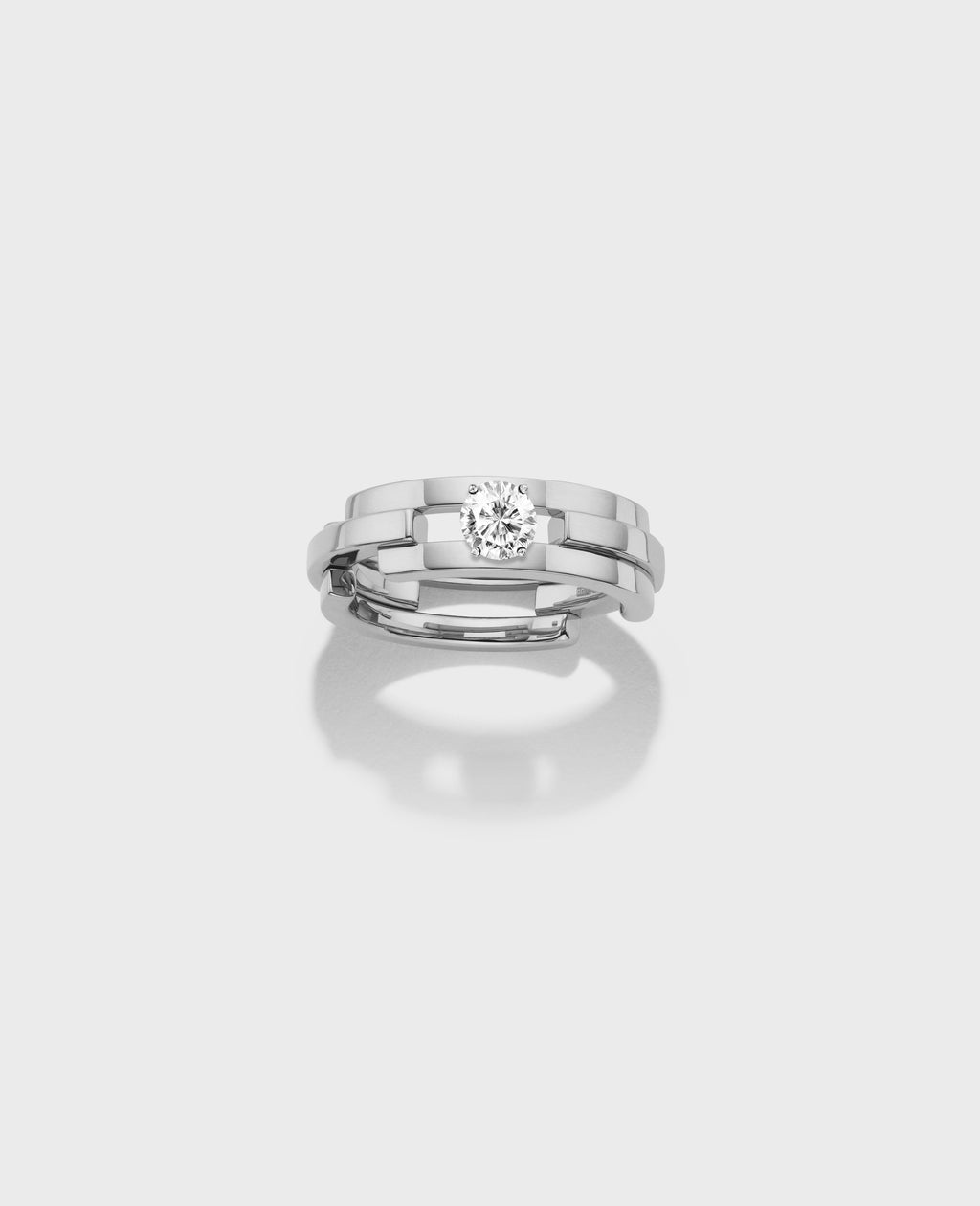 Volume engagement ring 3 rows - view 5 - Dauphin