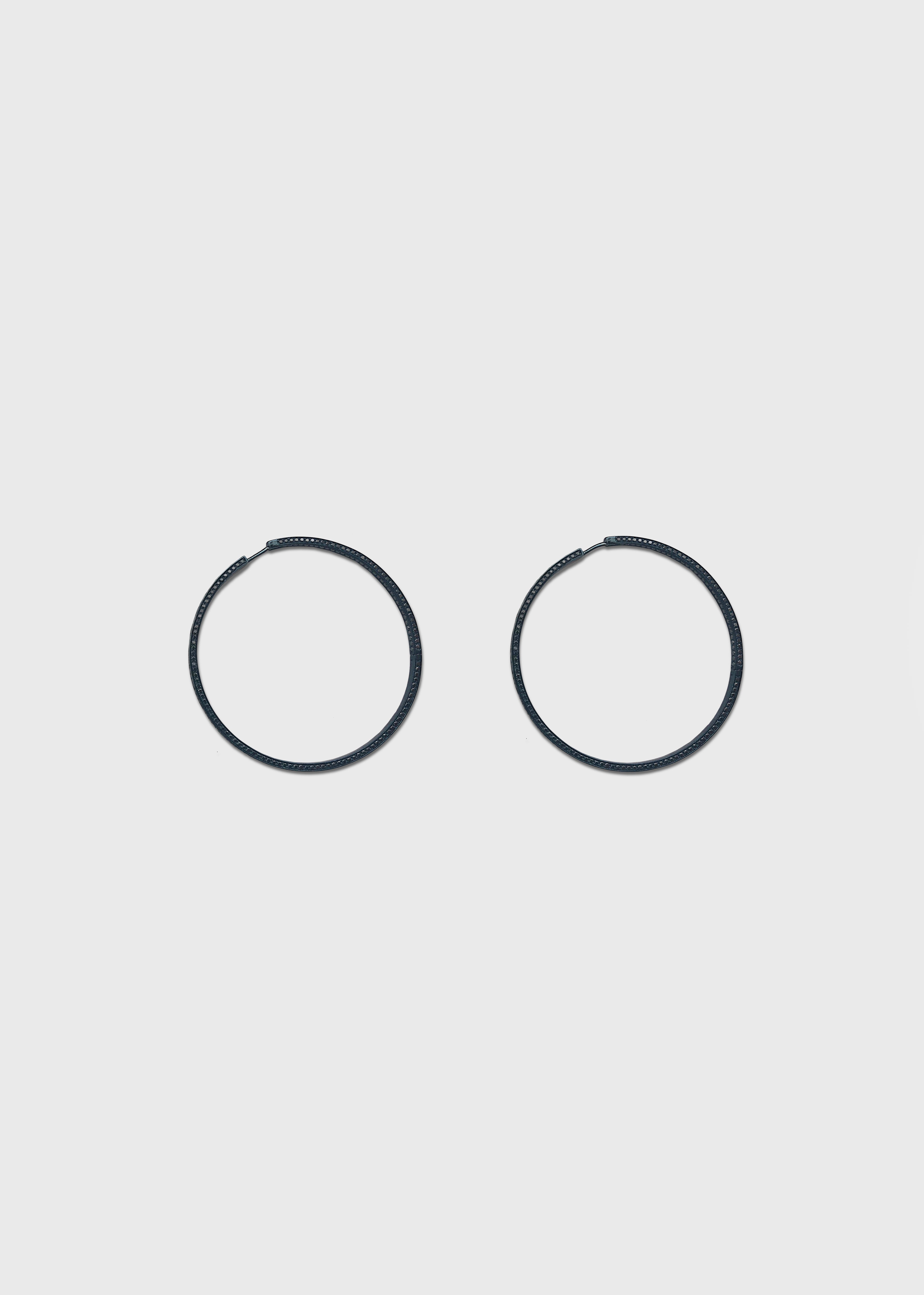 'C' pair of hoops large - Dauphin