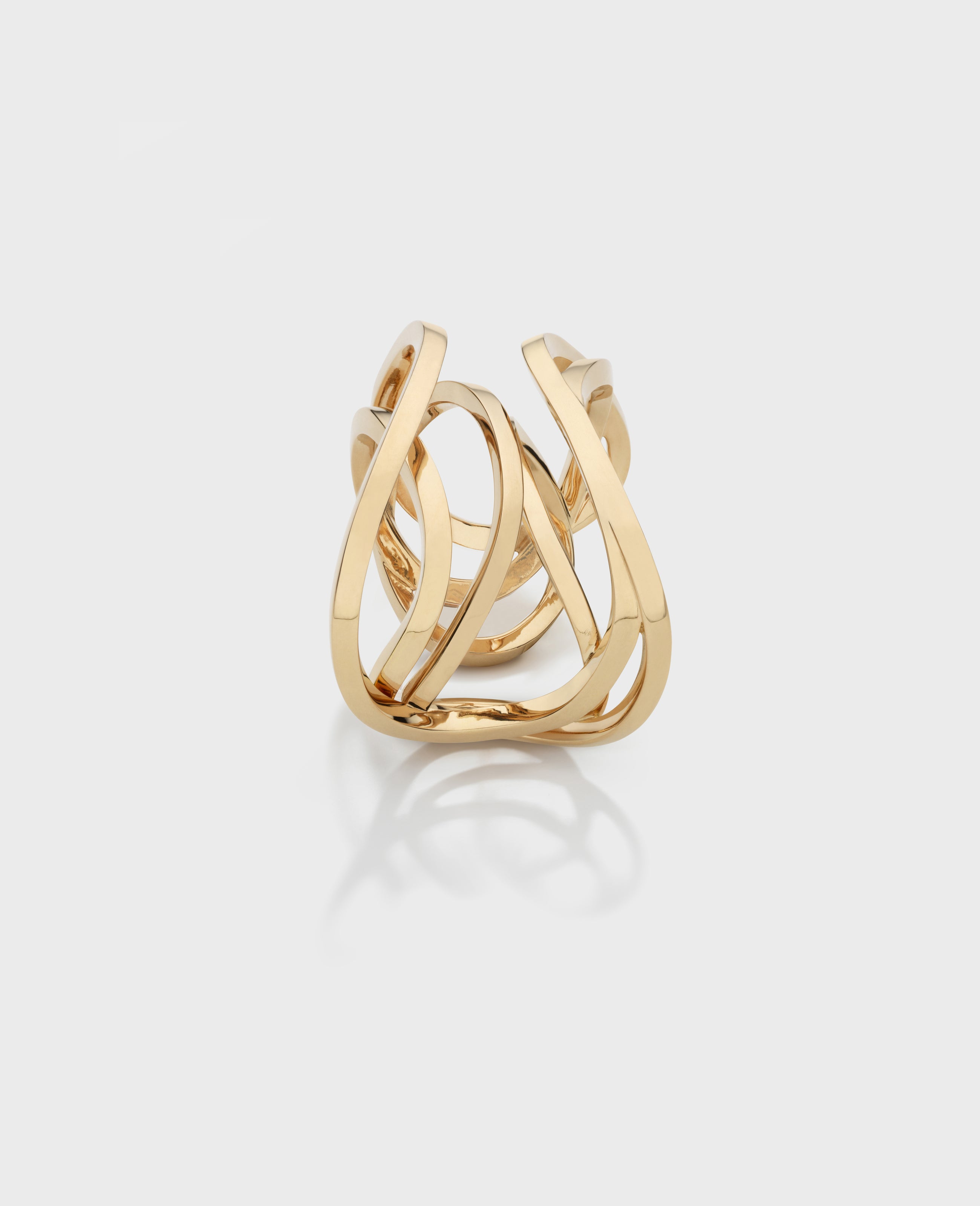 Serpentine ring large - view 3 - Dauphin