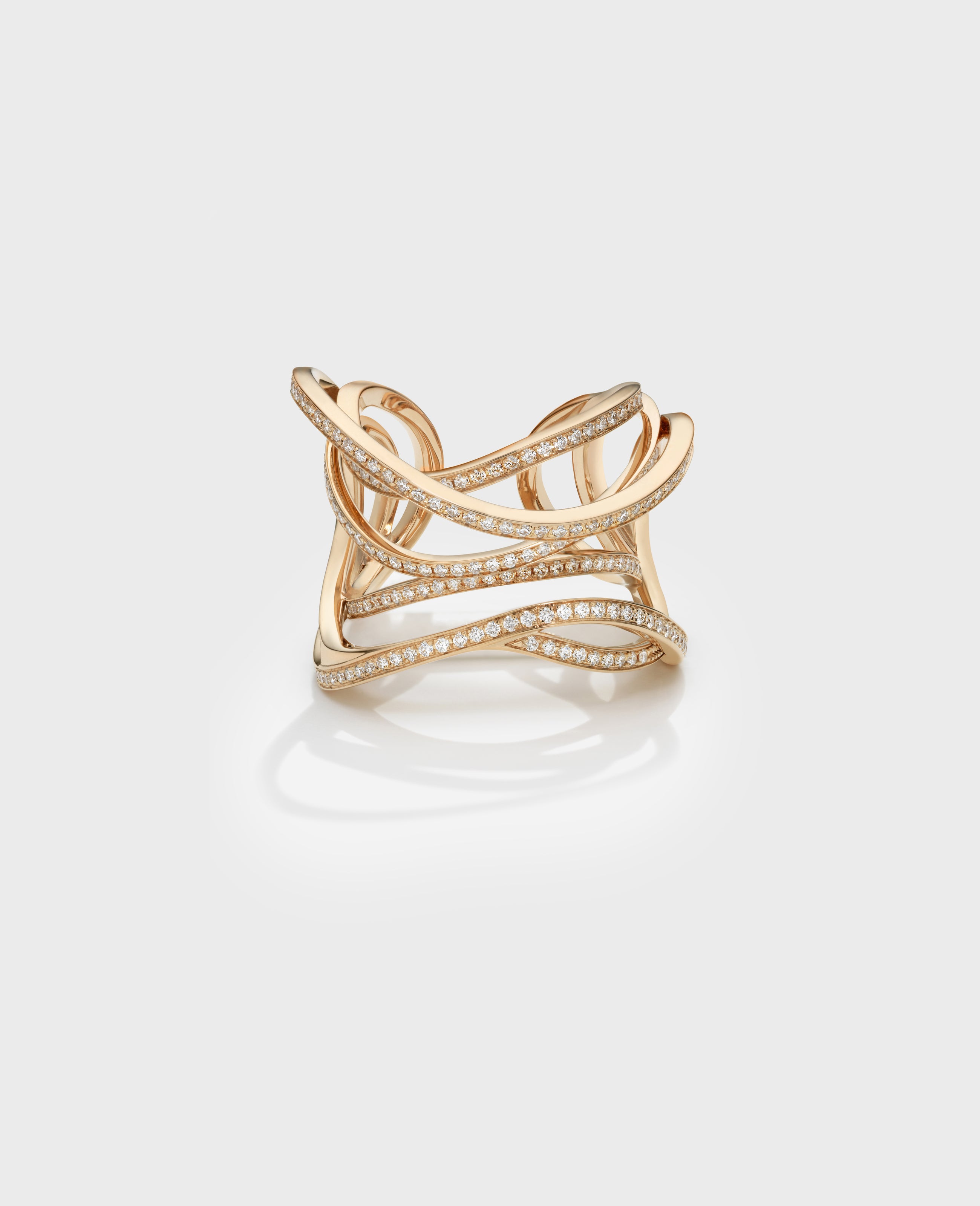Serpentine ring large - view 3 - Dauphin