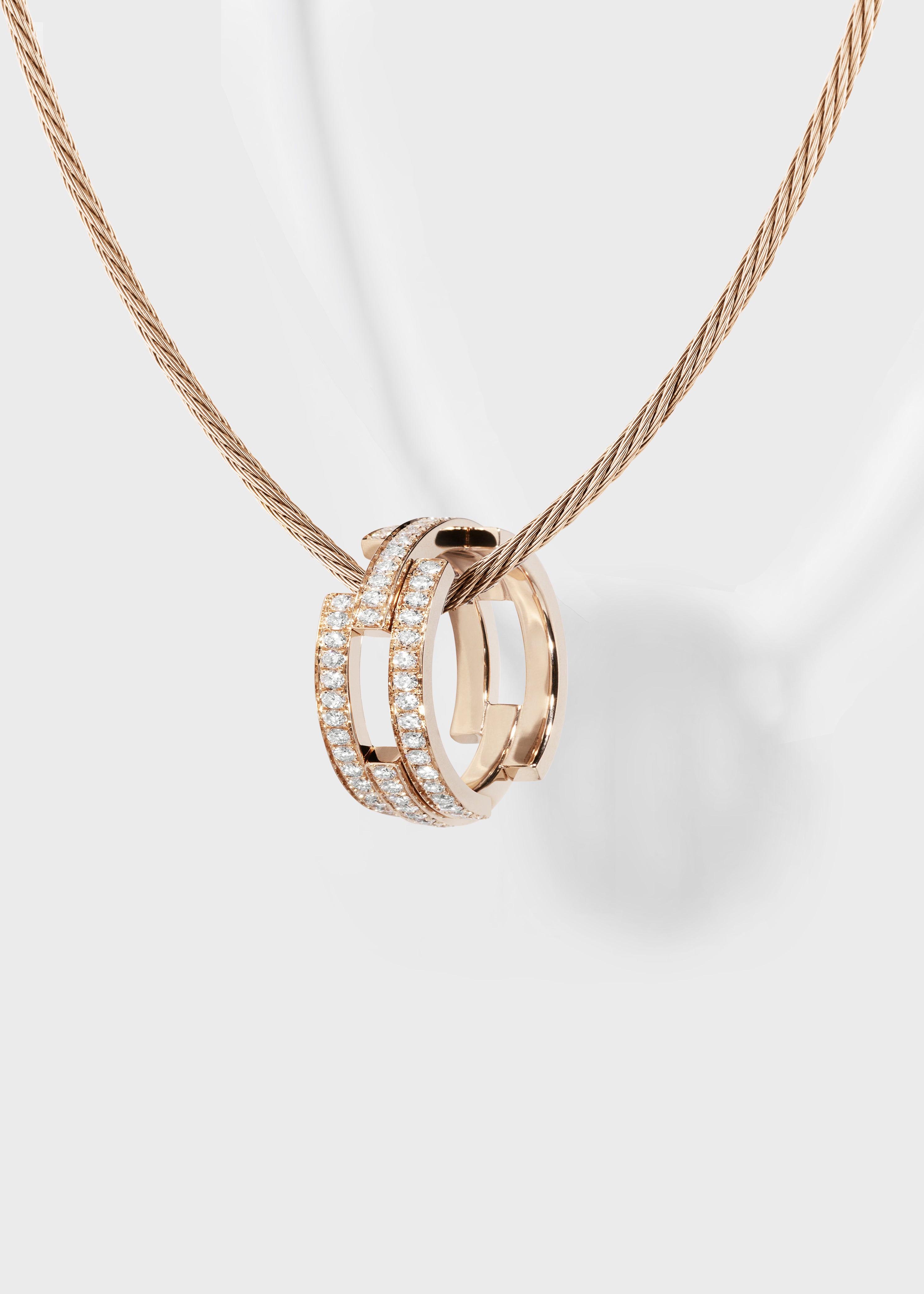 Volume pendant Rose Gold