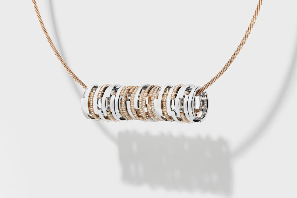 Volume pendant 27 rows - view 3 - Dauphin