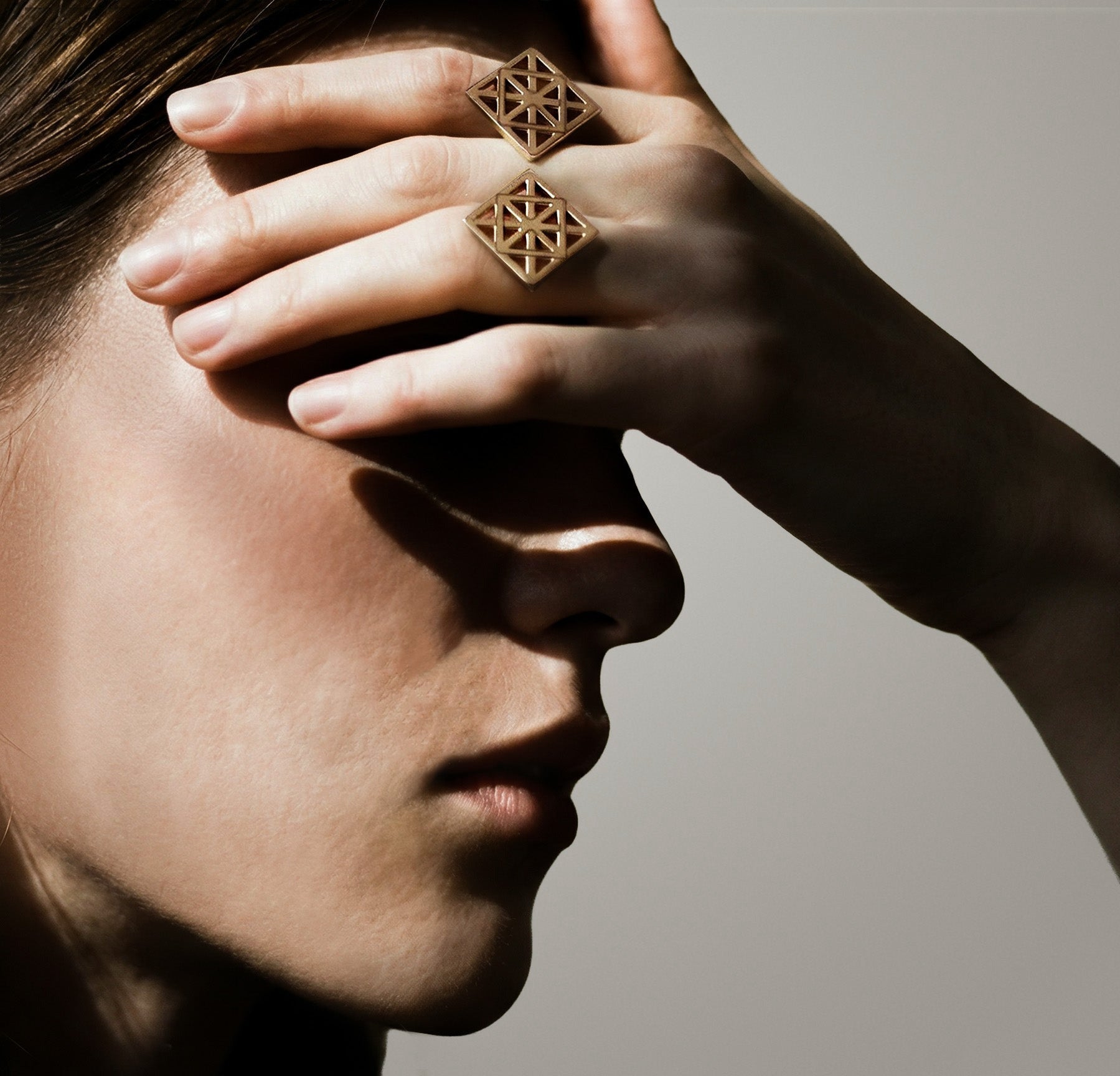 Collection I double ring - view 2 - Dauphin
