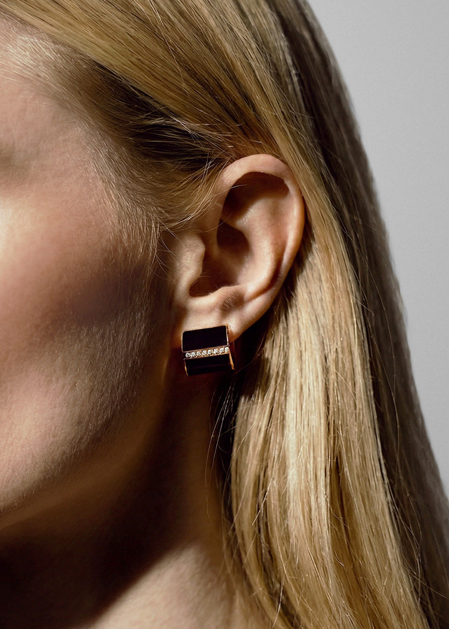 Monument pair of earrings large