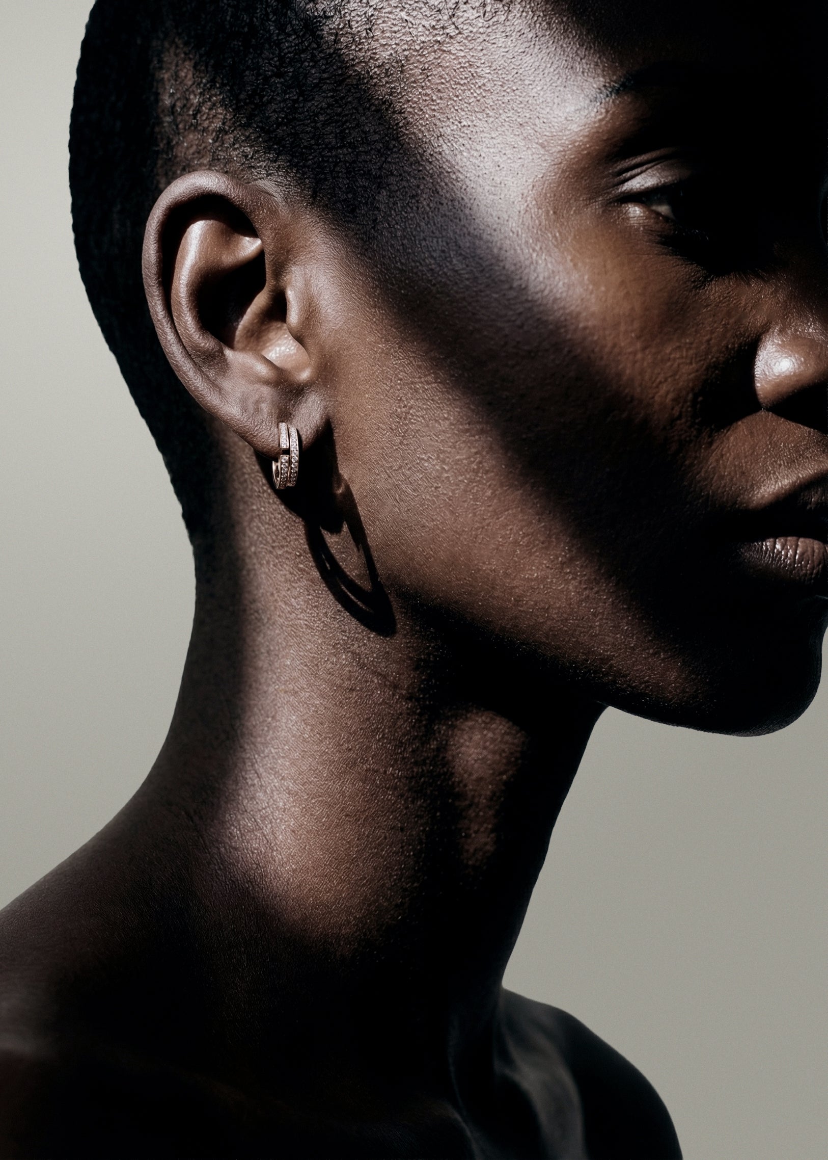 Volume earrings Small 2 rows