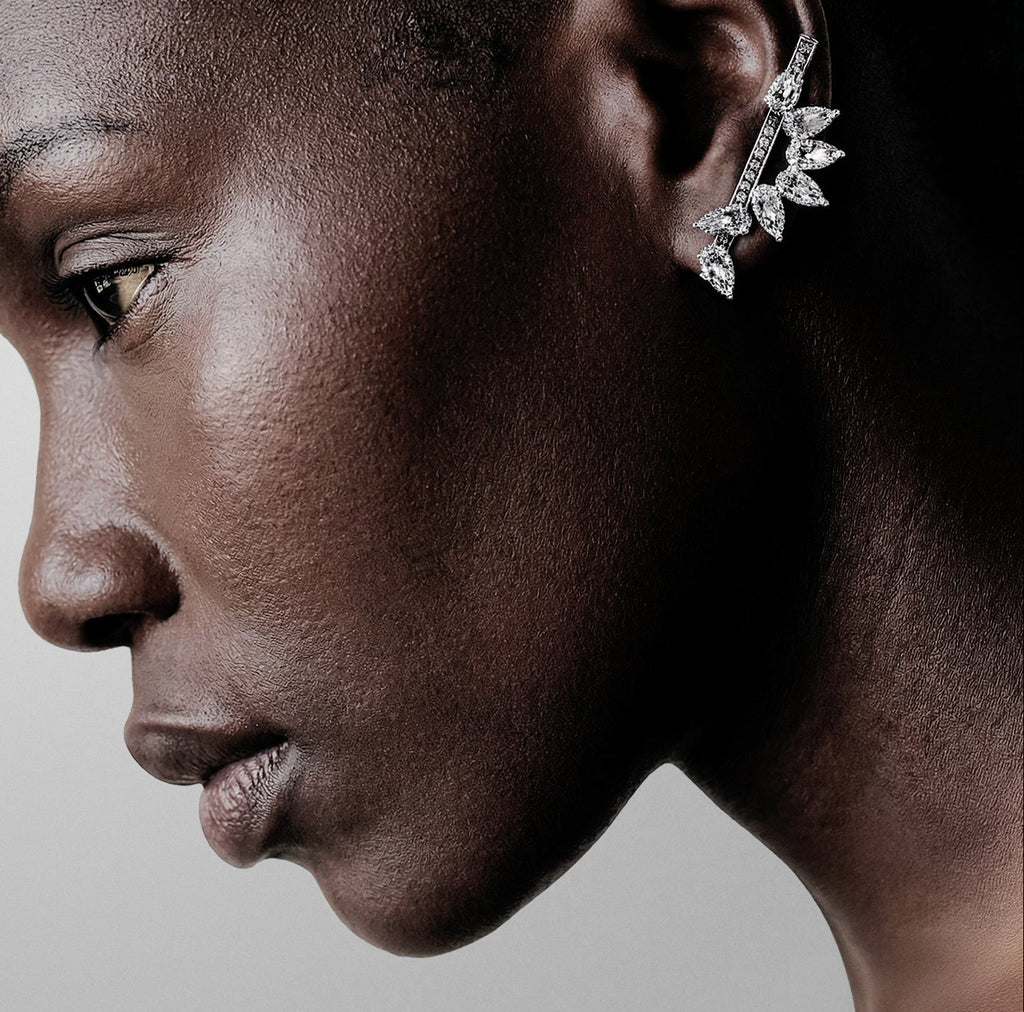 Disruptive pair of earrings